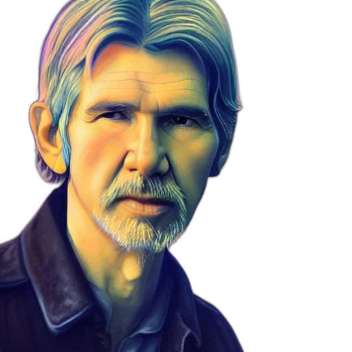 face, photorealistic, 3d render, comic book art transparent PNG cut-out
