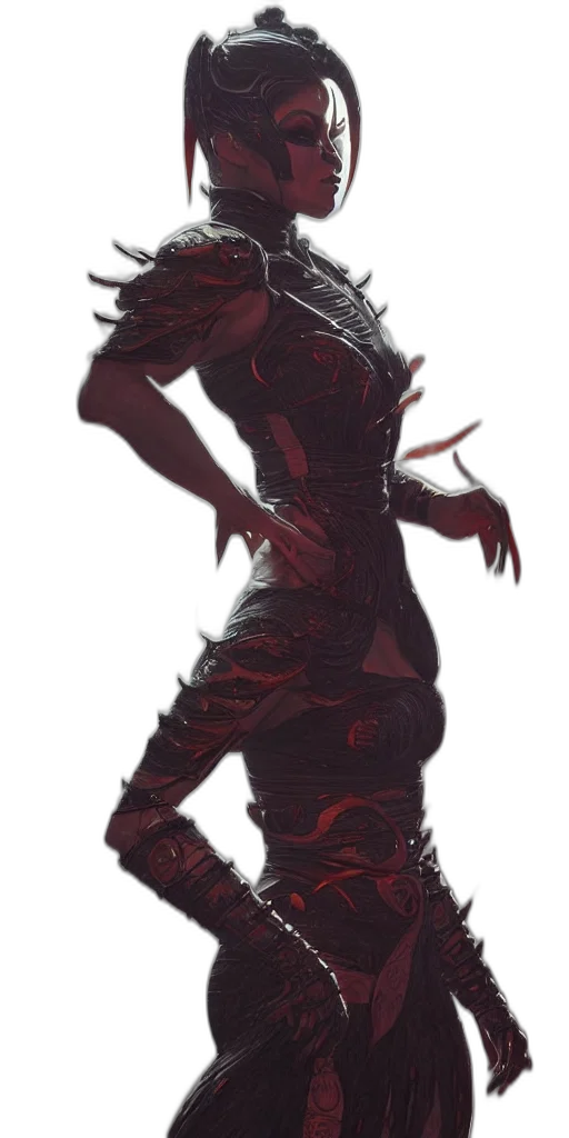 dragon, creature, mask, dress transparent PNG cut-out