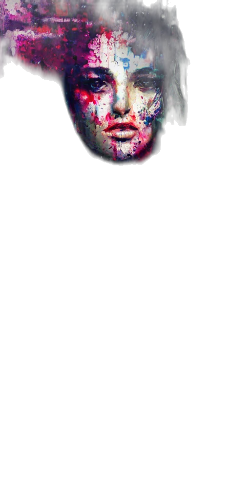 face, mask, creature, staff transparent PNG cut-out