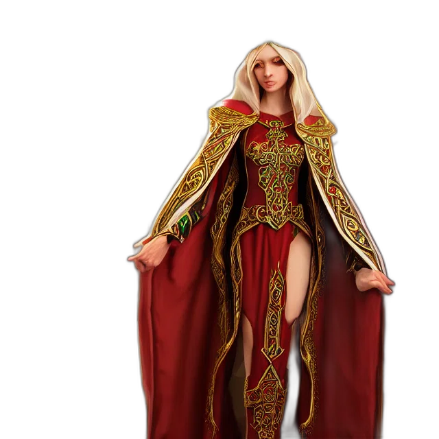 3d render, concept art, fantasy art, beautiful transparent PNG cut-out