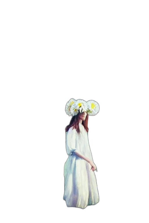 dress, crown, staff, hat transparent PNG cut-out