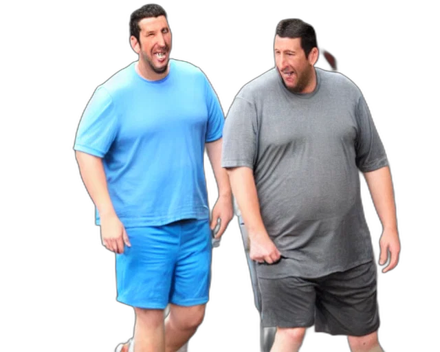 3d render, concept art, fat, gamer transparent PNG cut-out