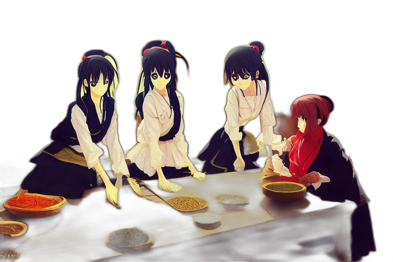 food, weapon, staff, anime transparent PNG cut-out