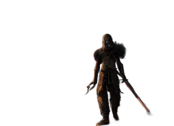 sword, staff, weapon, creature transparent PNG cut-out