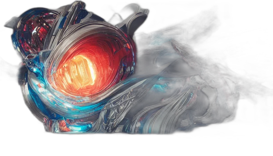 mask, robot, face, creature transparent PNG cut-out
