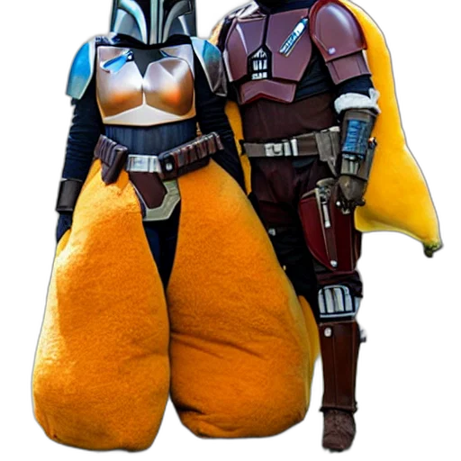 jacket, mask, staff, animal transparent PNG cut-out