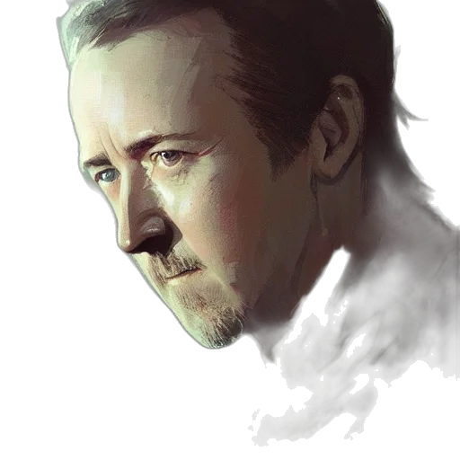 face, robot, photorealistic, watercolor transparent PNG cut-out