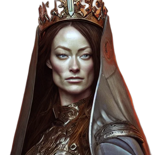 crown, face, staff, sword transparent PNG cut-out