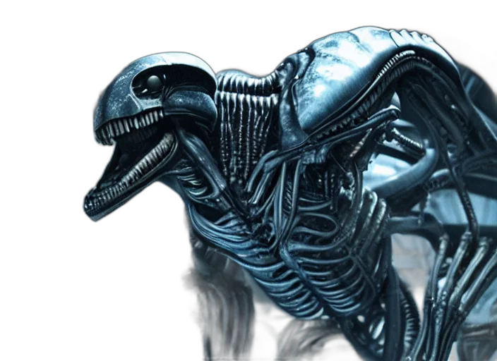 creature, animal, dragon, robot transparent PNG cut-out