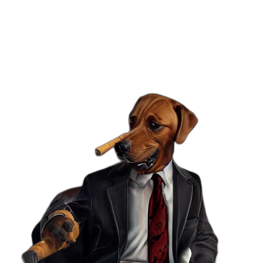 staff, animal, jacket, mask transparent PNG cut-out