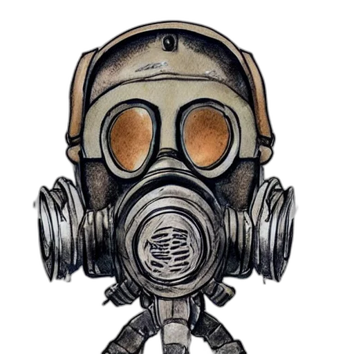 mask, jacket, robot, face transparent PNG cut-out