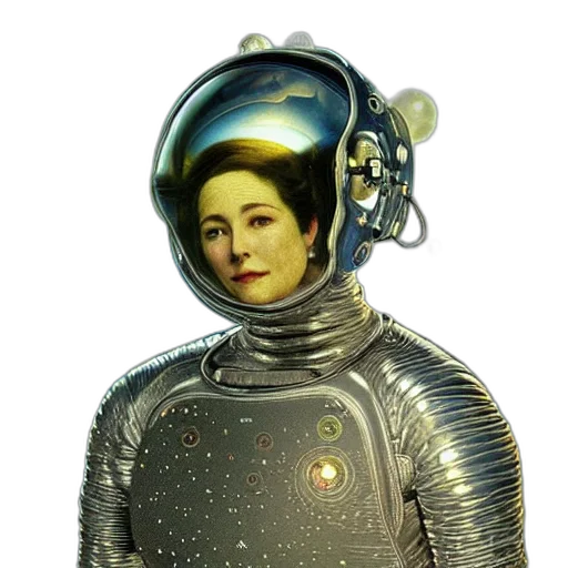 robot, staff, face, dress transparent PNG cut-out