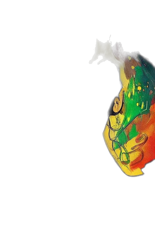 mask, bottle, dragon, crown transparent PNG cut-out