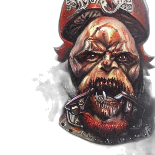face, mask, concept art, watercolor transparent PNG cut-out