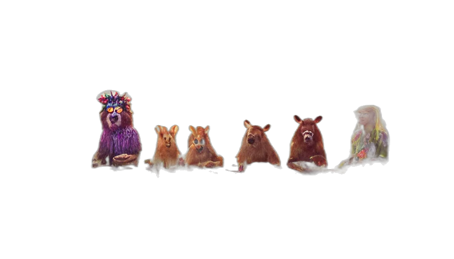 animal, staff, crown, concept art transparent PNG cut-out