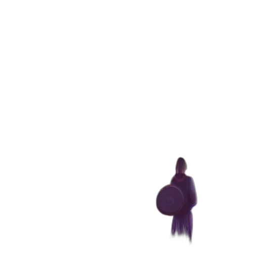 robot, creature, umbrella, hair transparent PNG cut-out