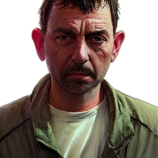 face, jacket, staff, animal transparent PNG cut-out