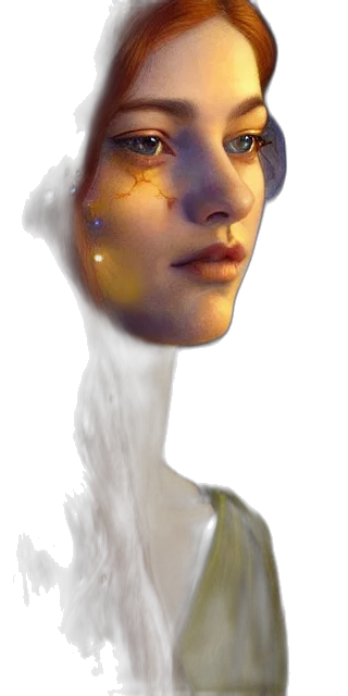 face, mask, creature, robot transparent PNG cut-out