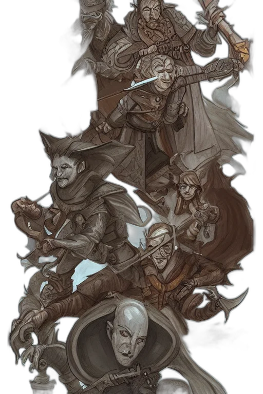 staff, concept art, fantasy art, comic book art transparent PNG cut-out