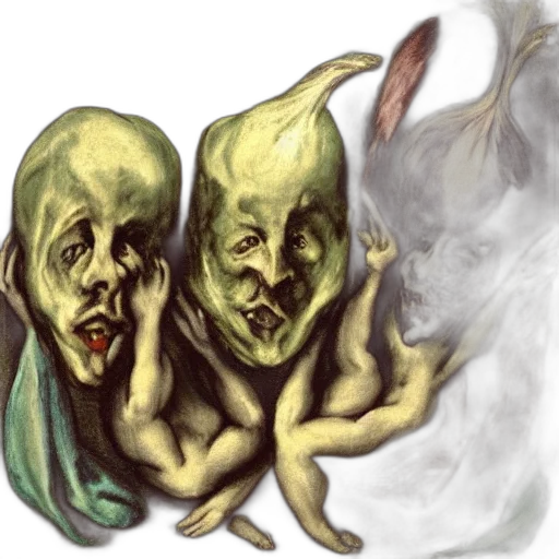 mask, creature, food, concept art transparent PNG cut-out