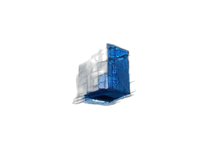 furniture, building, robot, bottle transparent PNG cut-out