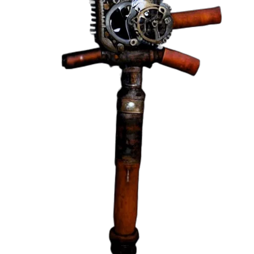 staff, weapon, sword, robot transparent PNG cut-out
