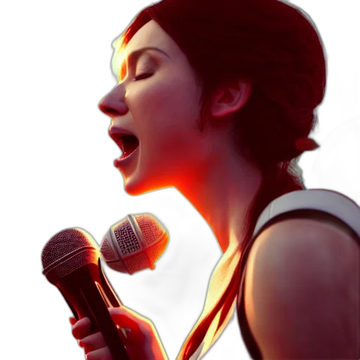face, photorealistic, concept art, 3d render transparent PNG cut-out