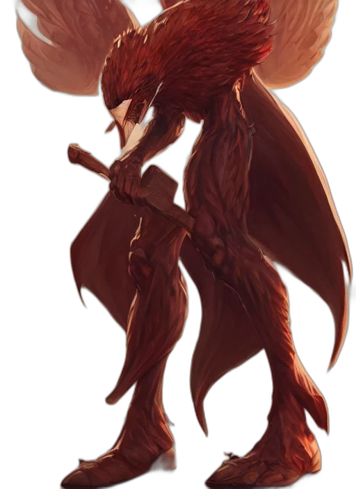 dragon, creature, staff, animal transparent PNG cut-out
