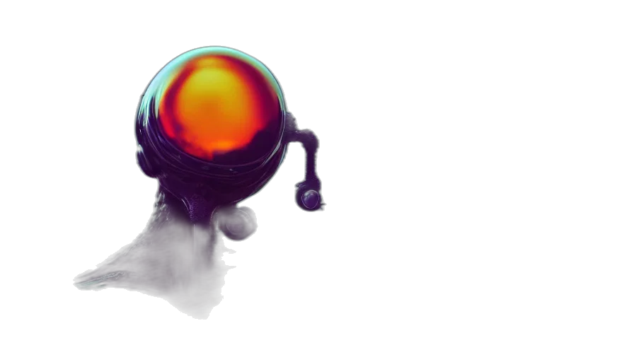 robot, mask, staff, weapon transparent PNG cut-out