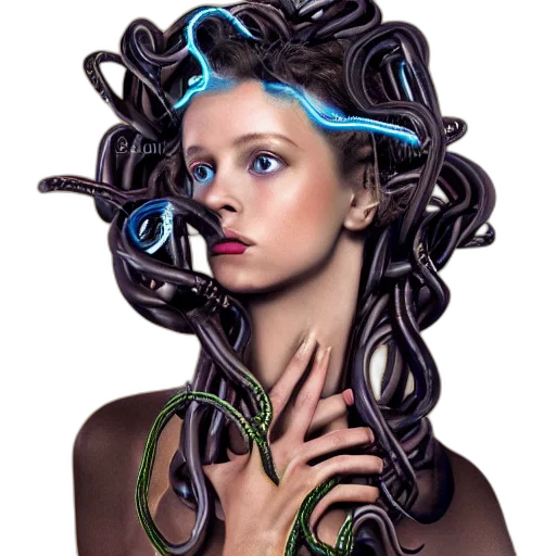 jewelry, robot, hair, mask transparent PNG cut-out