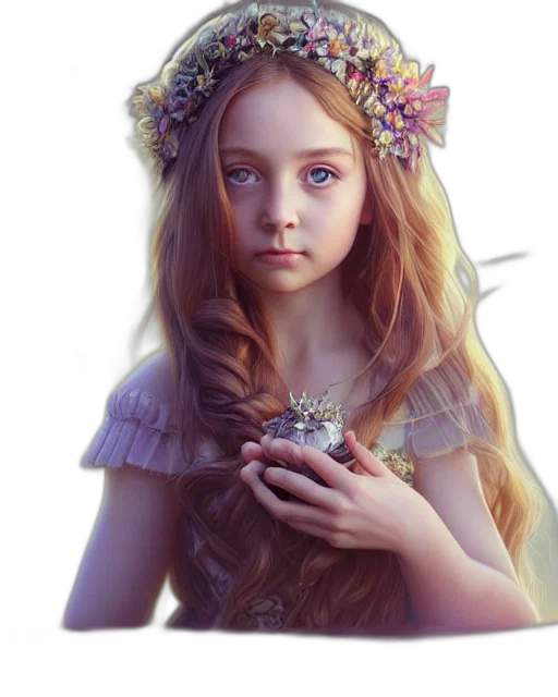 crown, dress, jewelry, flower transparent PNG cut-out