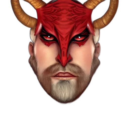 mask, face, dragon, fantasy art transparent PNG cut-out