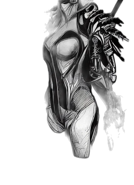 mask, dress, robot, weapon transparent PNG cut-out