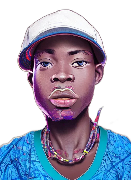 face, hat, photorealistic, cartoon transparent PNG cut-out