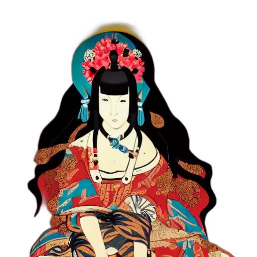 dress, mask, jewelry, face transparent PNG cut-out