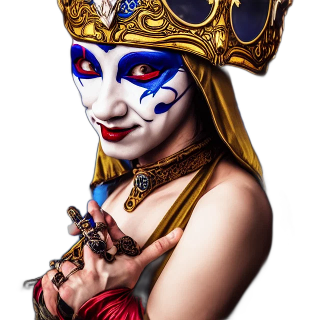 mask, crown, jewelry, face transparent PNG cut-out