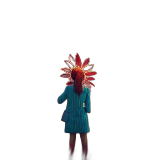 staff, mask, umbrella, flower transparent PNG cut-out