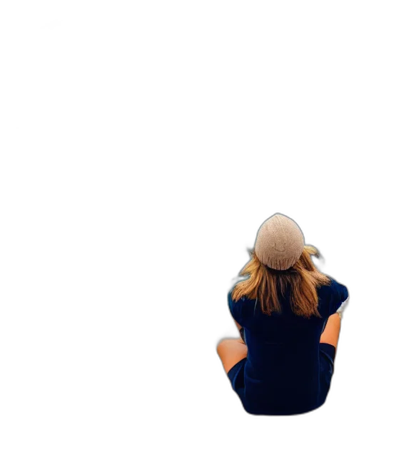 hat, staff, dress, face transparent PNG cut-out