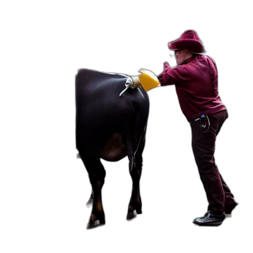 animal, hat, food, cow transparent PNG cut-out