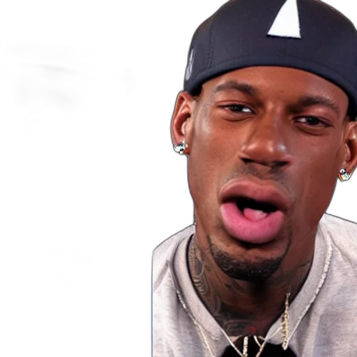 face, travis, scott, homer transparent PNG cut-out