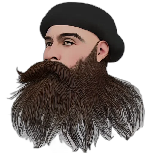 hat, hair, face, mask transparent PNG cut-out