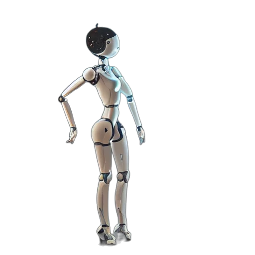 robot, staff, dress, concept art transparent PNG cut-out
