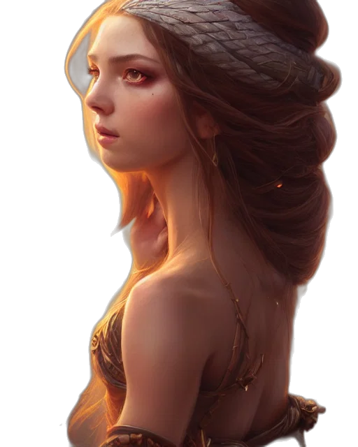 crown, face, dress, hair transparent PNG cut-out