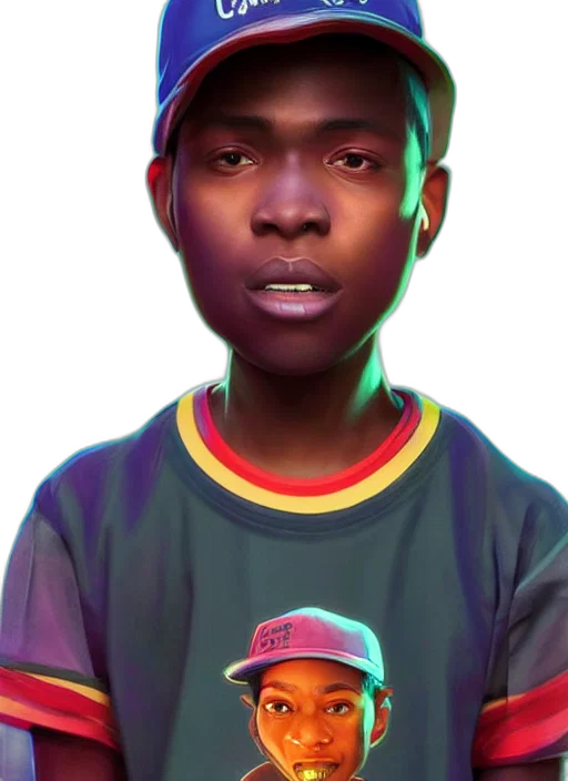 face, hat, jacket, concept art transparent PNG cut-out