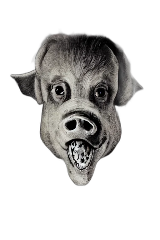 mask, animal, face, creature transparent PNG cut-out