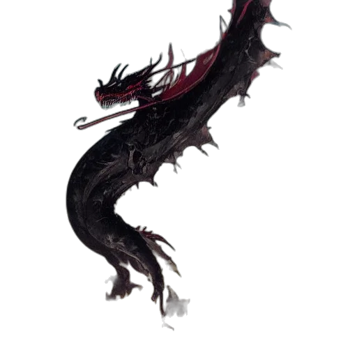 dragon, staff, creature, sword transparent PNG cut-out