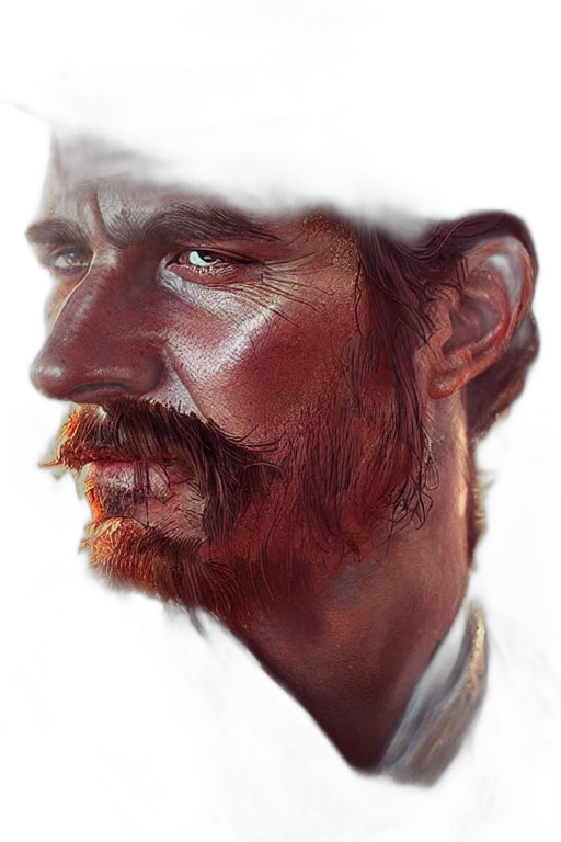 face, mask, hat, photorealistic transparent PNG cut-out
