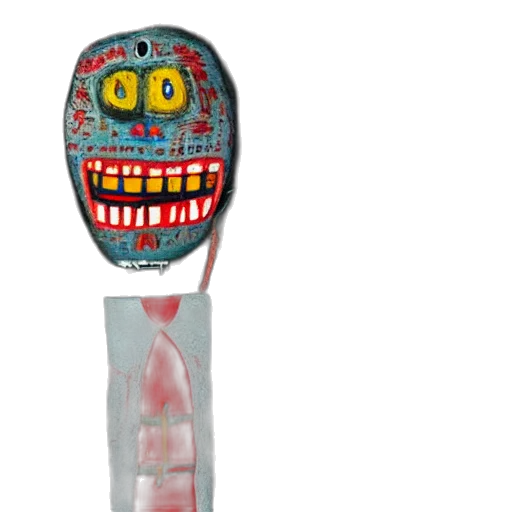 robot, mask, staff, weapon transparent PNG cut-out