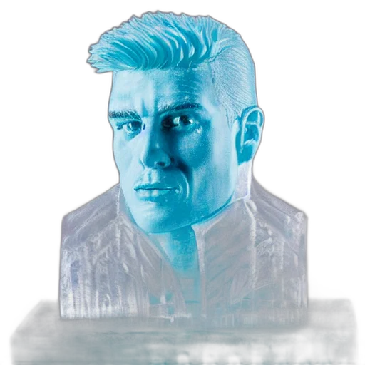 face, robot, jacket, 3d render transparent PNG cut-out