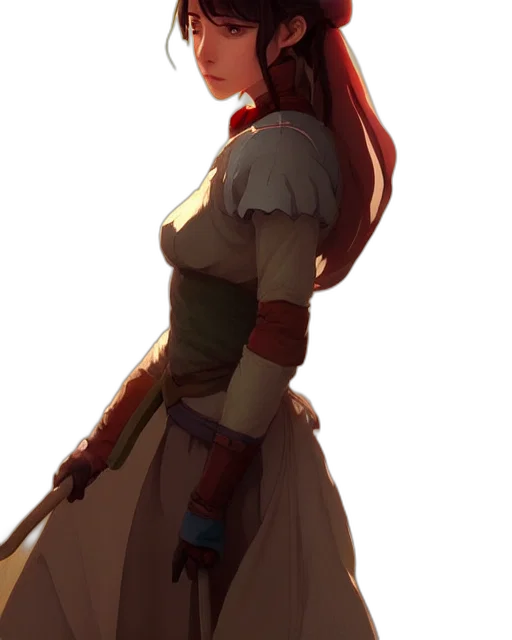 staff, dress, crown, sword transparent PNG cut-out